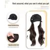 Women's Cloud Octagonal Wig Hat - Natural Full Coverage with Big Waves for Autumn and Winter Fashion