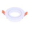 High Quality Aluminum Alloy White/Black Round Gu10 Mr16 Adjustable Spot Light Fixture Led Downlight Ceiling Spot Light Frame