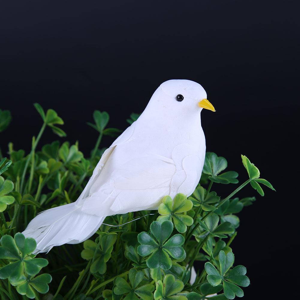 Simulation Foam Pigeon Model Fake Artificial Imitation Bird Animal Home Garden Decoration Ornament Miniature Home Decoration