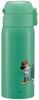 Skater Straw Mug Insulated Stainless Steel Water Disney Mickey Mouse Green Bottle, 350ml, Bottle, World, One-Touch Open, STOT3ST-A