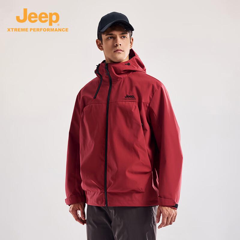Jeep Outdoor Water-Resistant Windproof Jacket