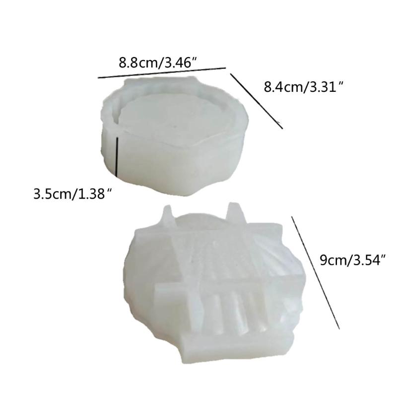 Geformte Behälter-Silikonformen, 3D-Epoxidharzform, Aufbewahrungsbox-Formen, Basteln, Schmuckherstellung