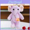 Portachiavi Elefante di Peluche con Imbottitura in Cotone PP per Bambini e Collezionisti
