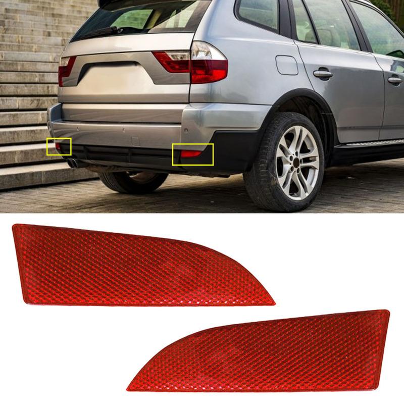 1PCS Left/Right Rear Bumper Reflector Light For BMW E83 X3 2007-2010 Tail Rear Fog Lamp and Turn Signal Light Car Accessories