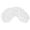5pcs Shower Caps Waterproof Bath Hats Professional Salon Protection Hair Bath CapsWhite
