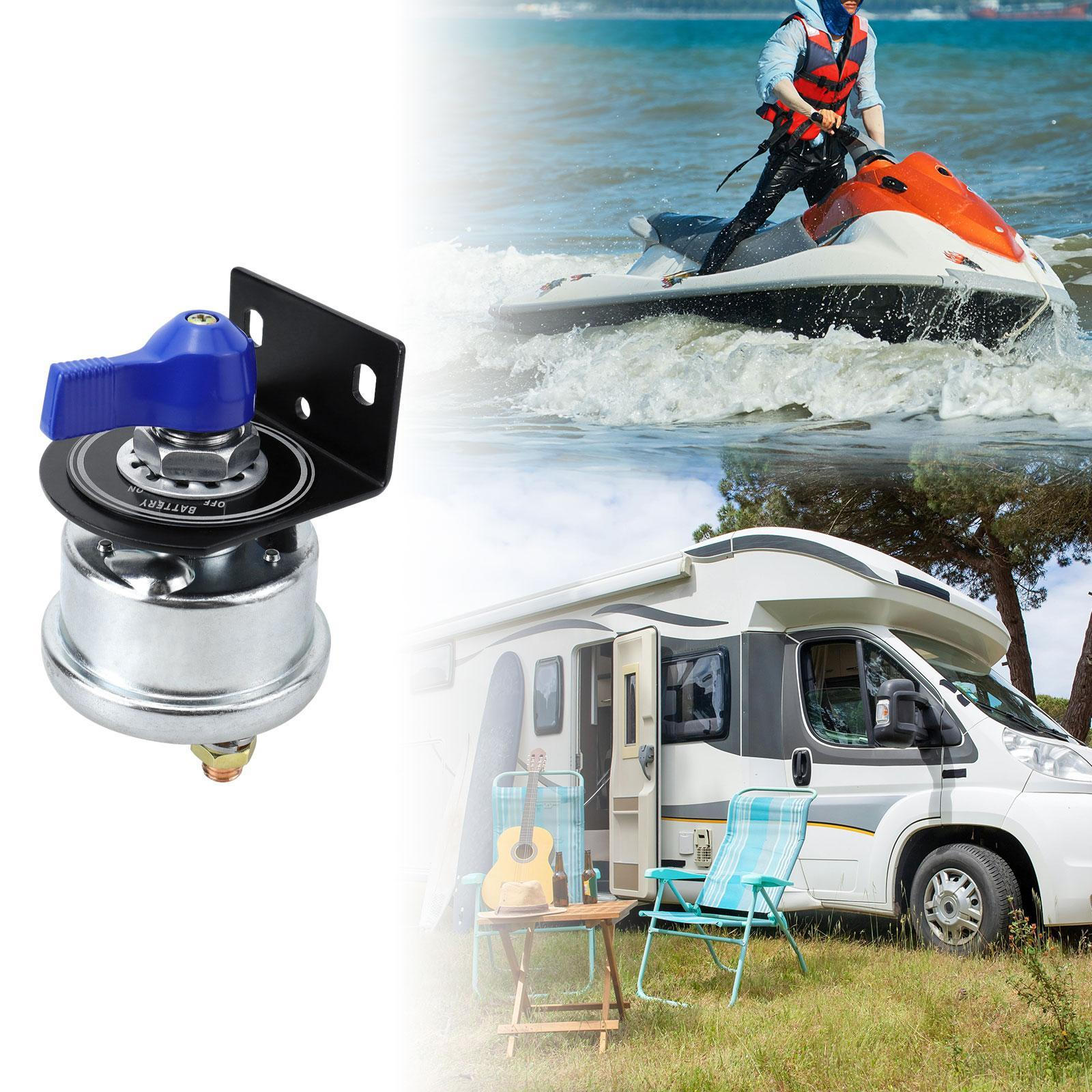 

Выключатель аккумуляторной батареи 12-48 В профессиональный 200 А, высокий ток отключения для автомобиля грузовика синий