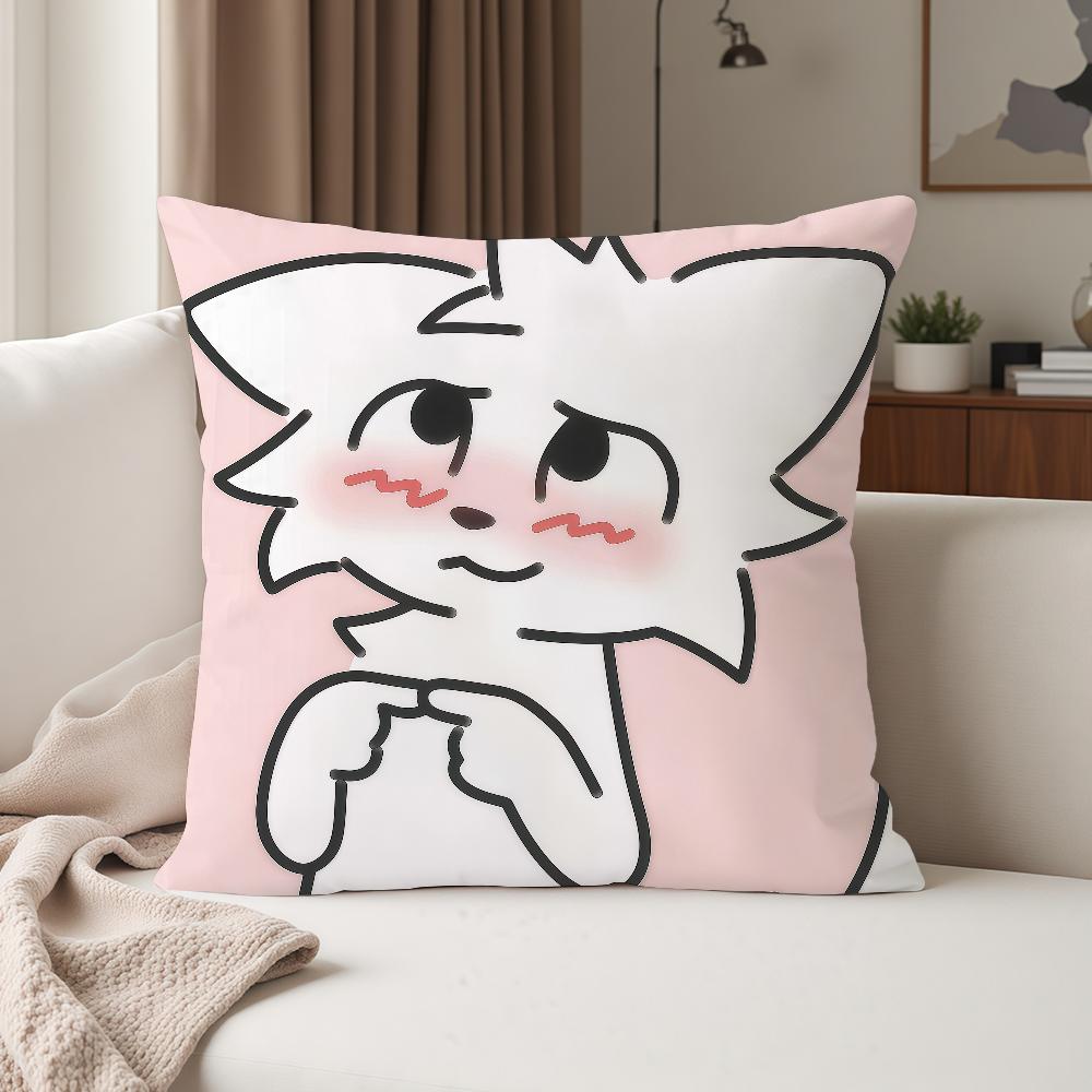 Boykisser Silly Cat Cute Pillow Case Suitable For Bedrooms Living Rooms Cars Home Decoration