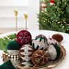 12Pcs Glitter Christmas Baubles Ornament Plastic Flocked Ball Gift Box  New Year