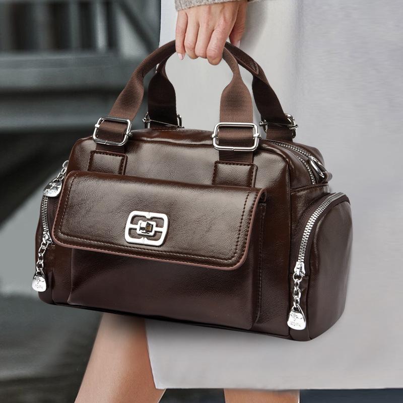 Tasche mit großem Fassungsvermögen Modische Handtasche Umhängetasche für Pendler