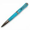 Great MONTBLANC Ballpoint Pen Maria Callas Special Edition Turquoise Blue Used
