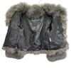 Diagram 04390201 Gray Lamb Fur x Fox Fur Jacket Jacket 36 grayUsed