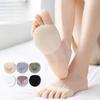 Five Fingers Forefoot Pads for Women High Heels Half Insoles Summer Thin Breathable Ice Silk Invisible No Show Socks Insoles