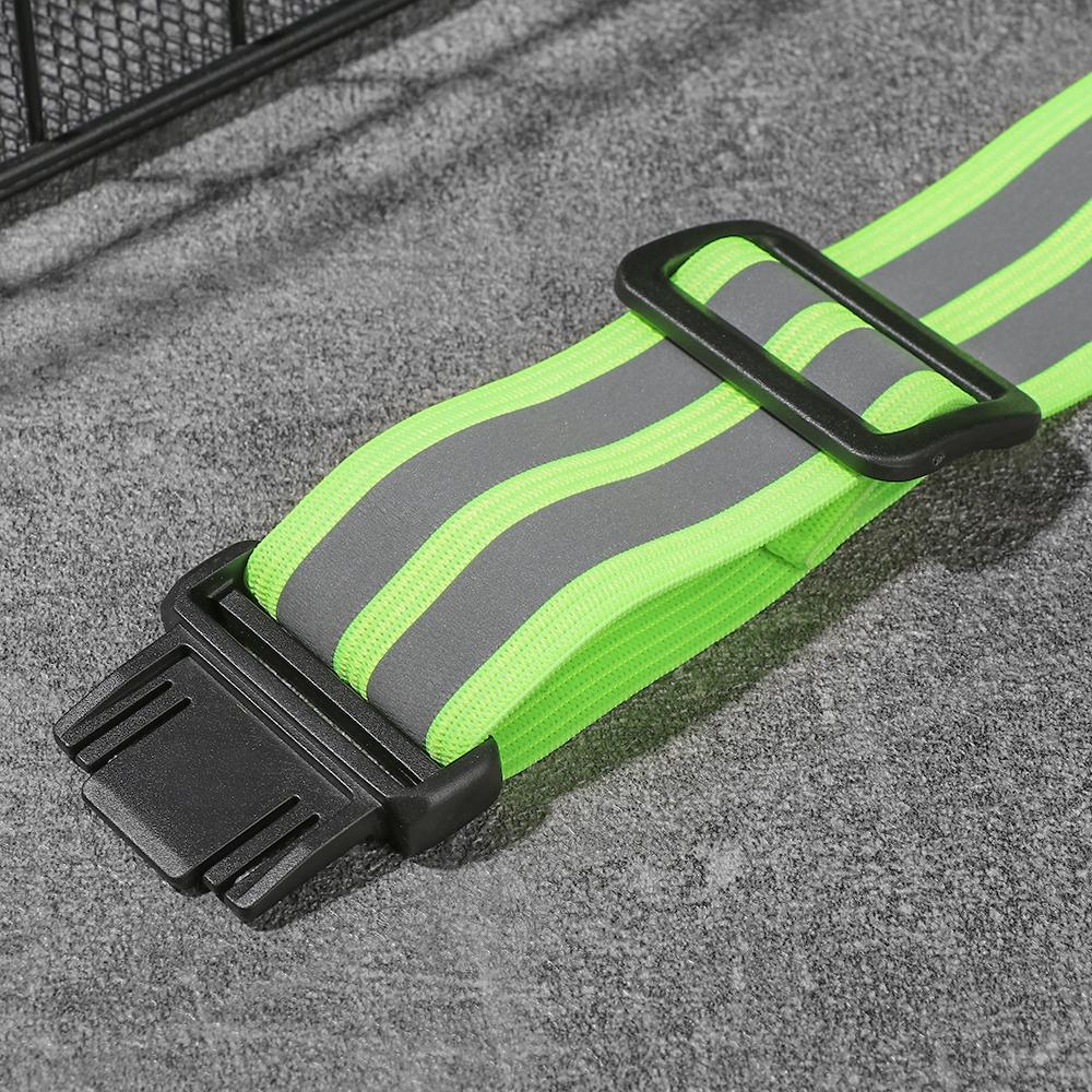Bike Safety Alert Reflector Wristband Warning Armband Cycling Reflective Strips Bicycle Bind Strap