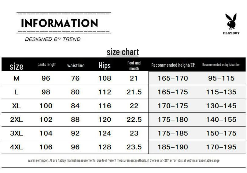 Playboy Men's Summer Breathable Straight-Leg Casual Suit Pants
