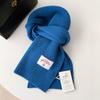 Australian Pure Wool Scarf Women's Autumn and Winter Atmosphere Versatile Warm Knitted Scarf