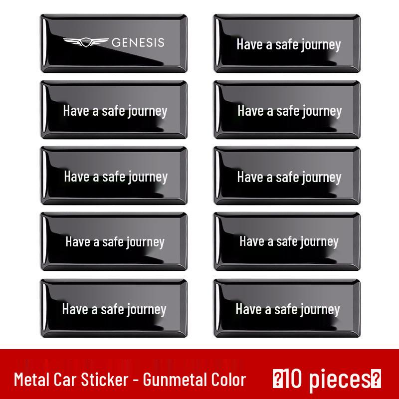 Suitable Sticker for Mengshi 917/M817/M800 Cars: Metal Car Emblem, Decorative Door Handle for Interior Modification.