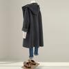 Women's 2025 Winter Sheep Wool Double-faced Hooded Toggle Coat