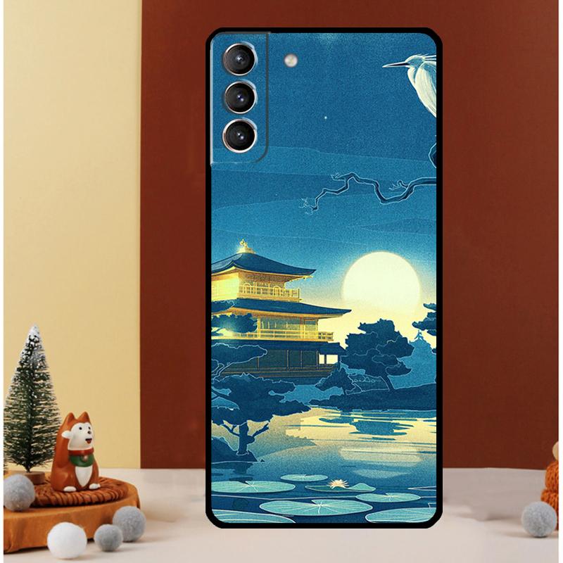 Japanese Style Art Japan Case For Samsung Galaxy S24 S26 Ultra S21 S22 S20 S23 S25 Ultra S10 Plus S25 FE Cover Funda