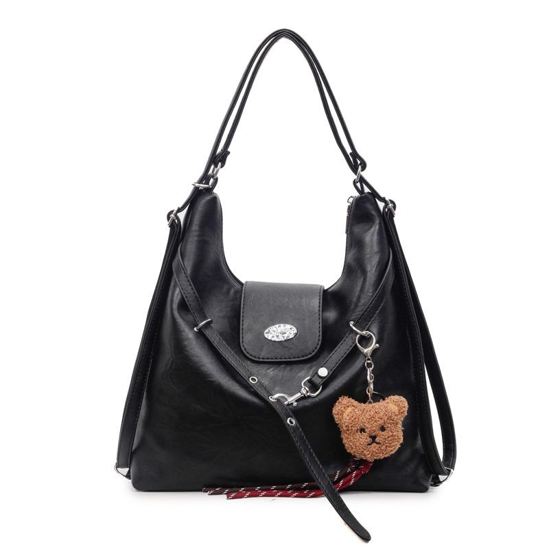 2025 Retro Women's Large-Capacity Underarm Bag - Fashionable Autumn/Winter Tote Backpack