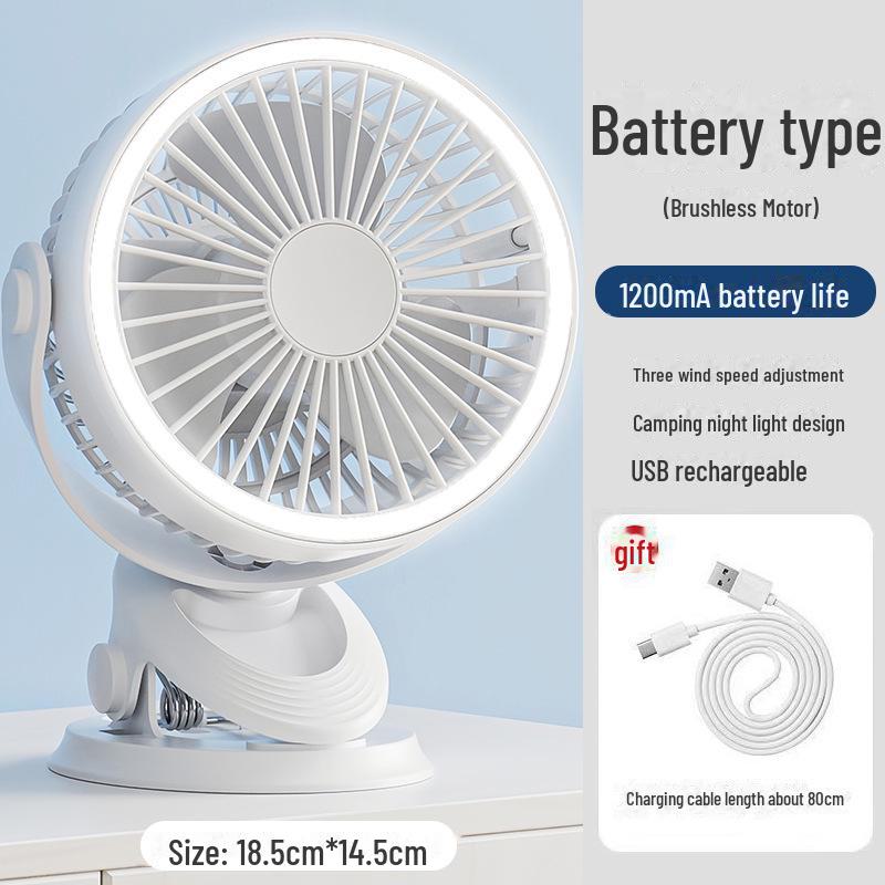 

Электрический настольный вентилятор Mini USB: 5, 6 или 8-дюймовый портативный вентилятор для студентов и офисов [Standard Package] + USB Extension Cord