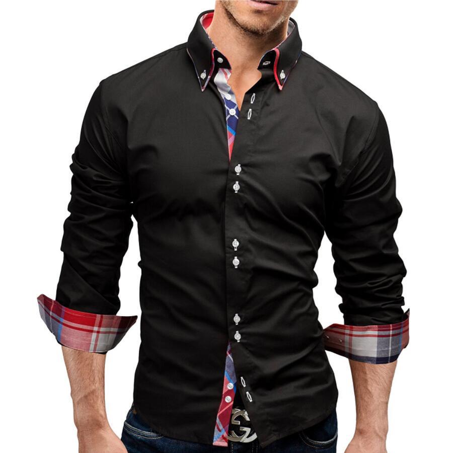 Buy Men Fashion Long Sleeve Shirt 