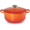 Чугунная жаровня Le Creuset Signature круглая 20 см духовка красная 2,4 л (21177200902430)