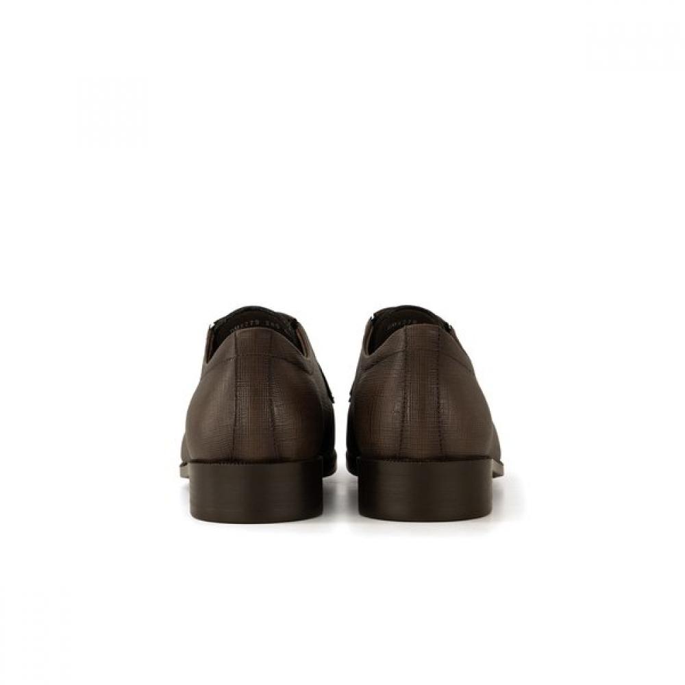 Daks Men S Comfort Gift No.1 Saffiano dreSS ShoeS Dmx279 Ke20  Brown 