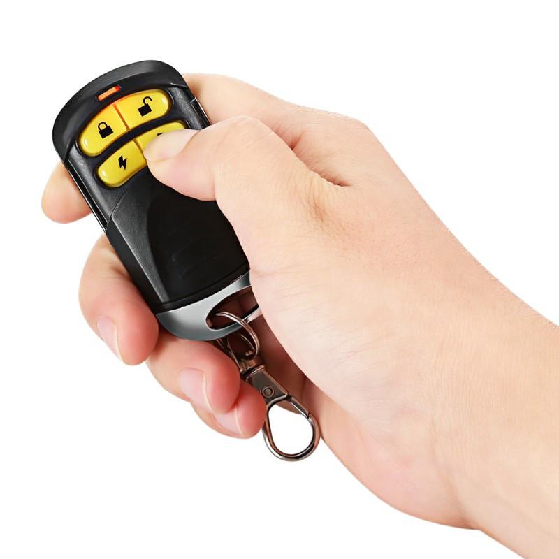 12V Anti-theft Vibration Alarm for Motorcycles & Cars with Dual Remote Control and Easy Installation