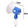 Funny Loudspeaker Key Chain Small Speaker Backpack Pendant Key Ring Recording Creative Mini Megaphone Bag Keychain Accessories