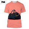 New Fashion Cute Animal 3D Printed Cat T-Shirt Casual Street Summer Short Sleeve O Neck Streetwear Baggy Tops Men Women Tees