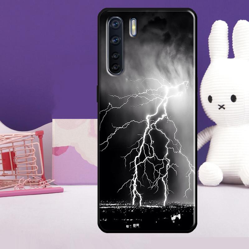 Sky Lightning Style Case For Oppo A54 A74 A94 A80 A60 A40 A18 A38 A58 A78 A98 A96 A76 A16 A15 A17 A57 A77 A5 Pro