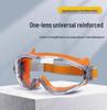 High-Definition Anti-Fog Silicone Goggles - Orange Dustproof Riding Eye Protection