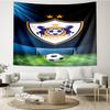 Qarabag Soccer Team Crest Design Tapestry Room Decoration Wall Hanging for Living Room Bedroom, Dormitory, Birthday and Christmas Gifts