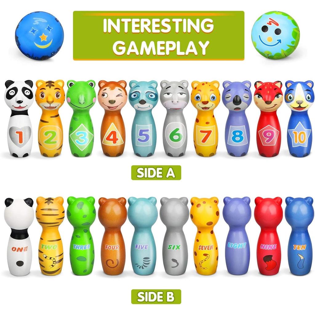 Ensemble de jeu de bowling pour enfants, jouets pour garçons et filles