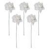 Artificial Gardenia Home Decor Vibrant Flowers Flexible Stems
