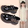 Children's shoes, girls' small leather shoes for spring and autumn2026New black soft-soled shoes for middle and older children and elementary school