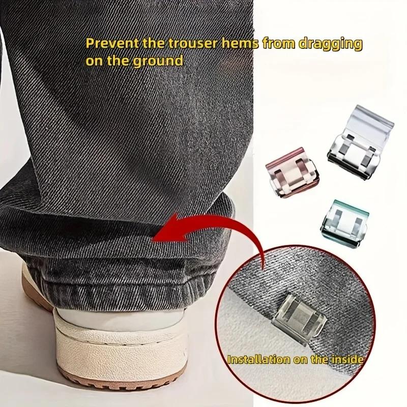 Invisible Leg Cinching Anti Slip Pants Edge Clip Is Used for Fixing The Hem of Anti Drag Pants Seamlessly Hidden Easy To Use