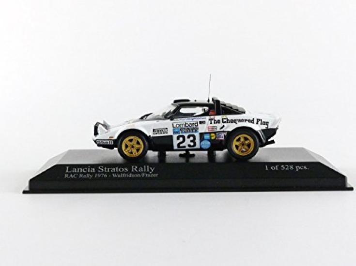 Minichamps Lancia Stratos Rally 1976 RAC Rally 1/43 "Checkered Flag" #23 P-I.Walfridsson/A.Frazer