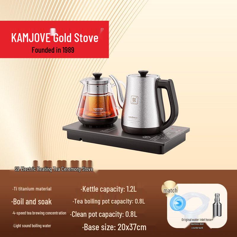 Jinzao S9 Titanium Automatic Kettle: 2026 Model Tea Brewing & Constant Temperature Electric Kettle.