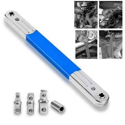 Double Head Wrench Socket Steel Ratchet Spanner New Offset Extension Wrench  Hone