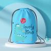 Dinosaur Children's Swimming Bag Waterproof Sports Drawstring Pouch Portable Pool Beach Dinosaur Children's Swimming Storage Bag
