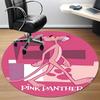 1pc Pink Panther Office Round Area Rug, Under Office Chairs Bedroom Living Room Home Decor, Available in Various Sizes1
