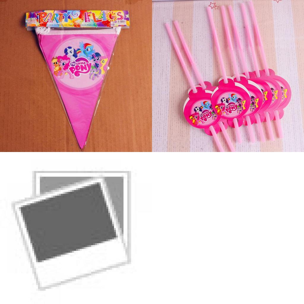Adorable My Little Pony Girls Theme Tableware For Festive Birthday Party Decor