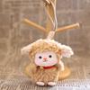 Sheep Sheep Plush Pendant Cartoon Soft Lamb Doll Ornament Mini Sheep Plush Keychain  Decoration