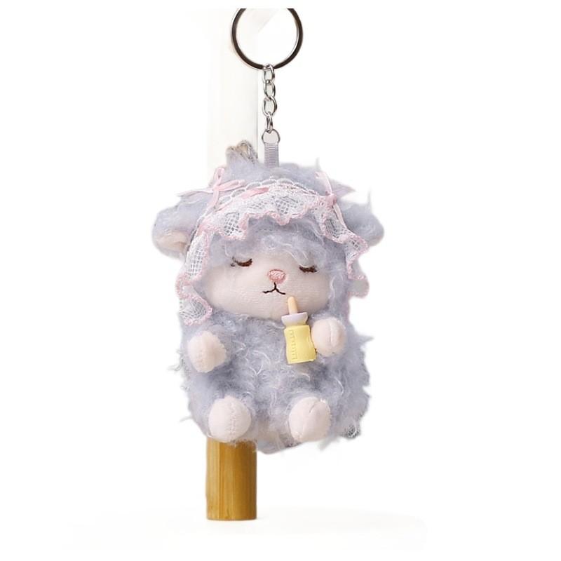 Plush Sheep Keychain With Cotton Filling For Kids And Adults Cute Bag Charm