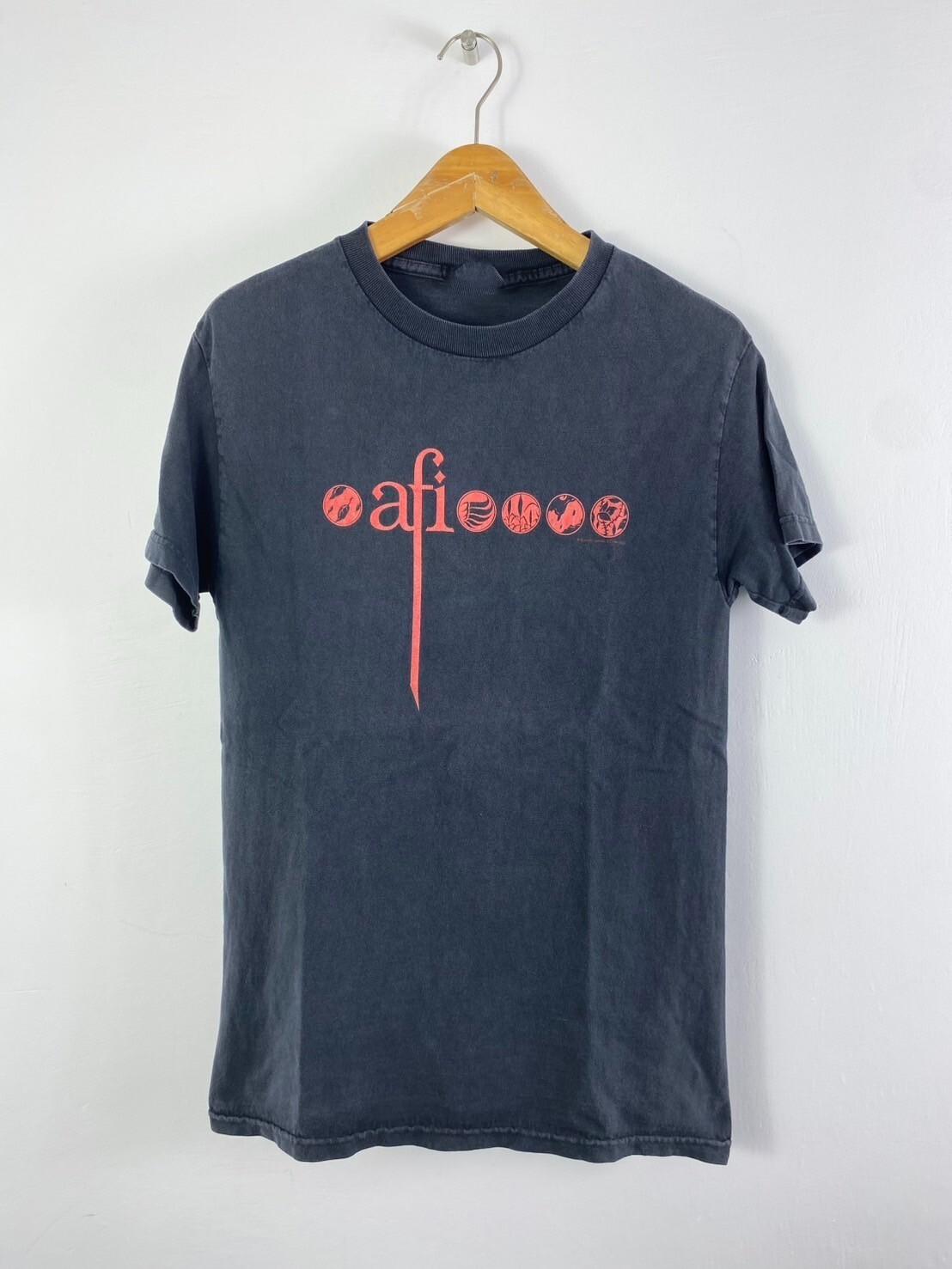 AFI Band T-Shirt Black Cotton T-shirt All size S-5XL Unisex HT206 XXL
