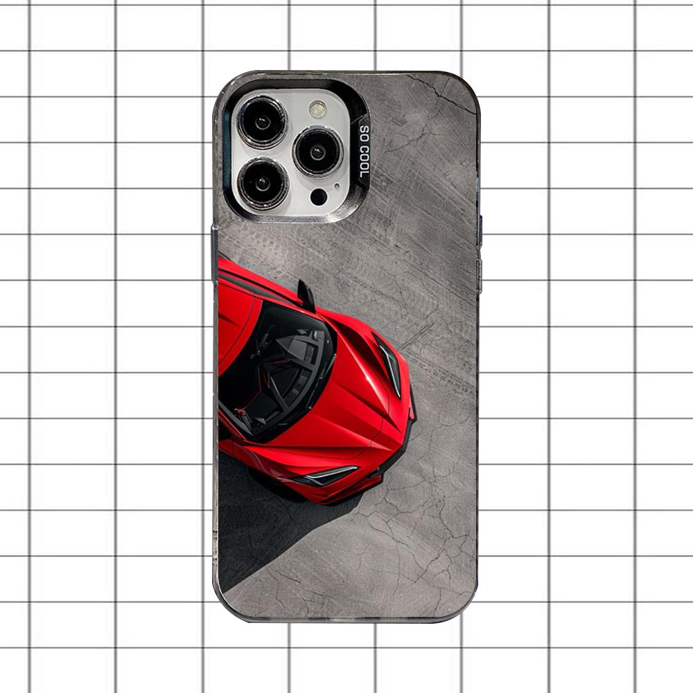 C-CorvetteS C8 C6 Cars Phone Case For iPhone 16,15,14,13,12,11,8,7,Pro,Max,Plus,Mini,XS,SE Anti Fall Black Matte Hard