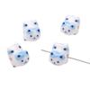 Ceramic Vertical Hole Hand-painted Beads Loose Spacer Charms for DIY Bracelet Necklace Jewelry Making Accessories