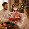 Christmas Cotton Rope Woven Storage Basket for Snacks and Candy