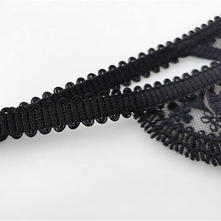 Sexy Low Rise Thong for Women - Lace Floral Embroidery Sheer Lingerie